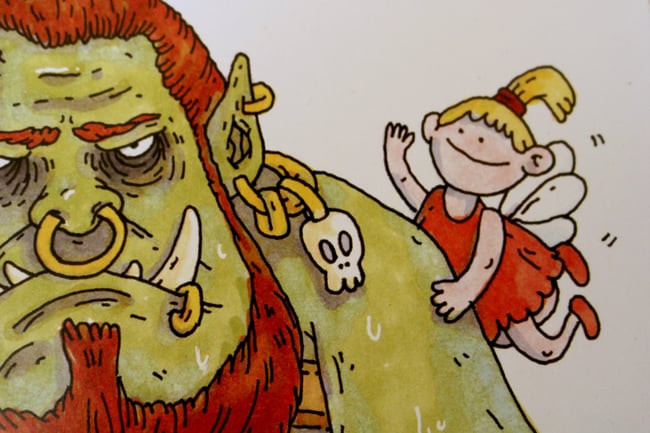 "Fairysitting" Print