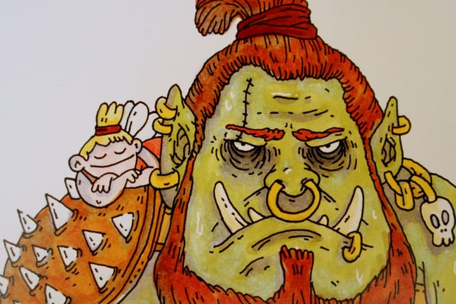 "Fairysitting" Print