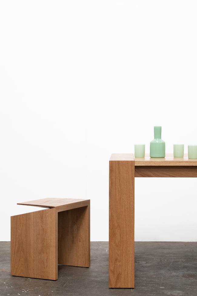 JOSH DINING TABLE IN AMERICAN OAK