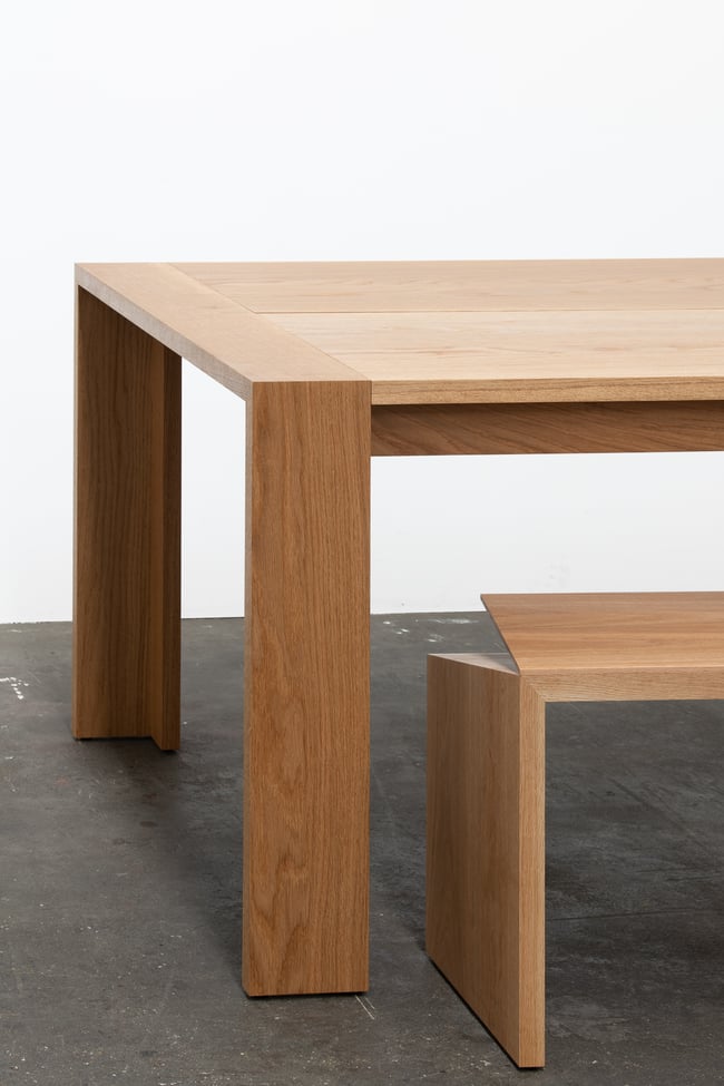 JOSH DINING TABLE IN AMERICAN OAK