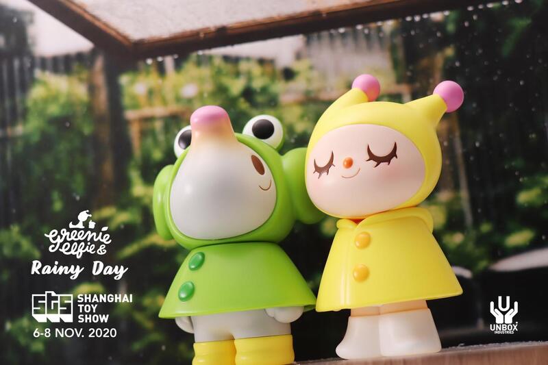 Greenie and Elfie x Unbox - Rainy Day set | Playtoysforever Co., Ltd.