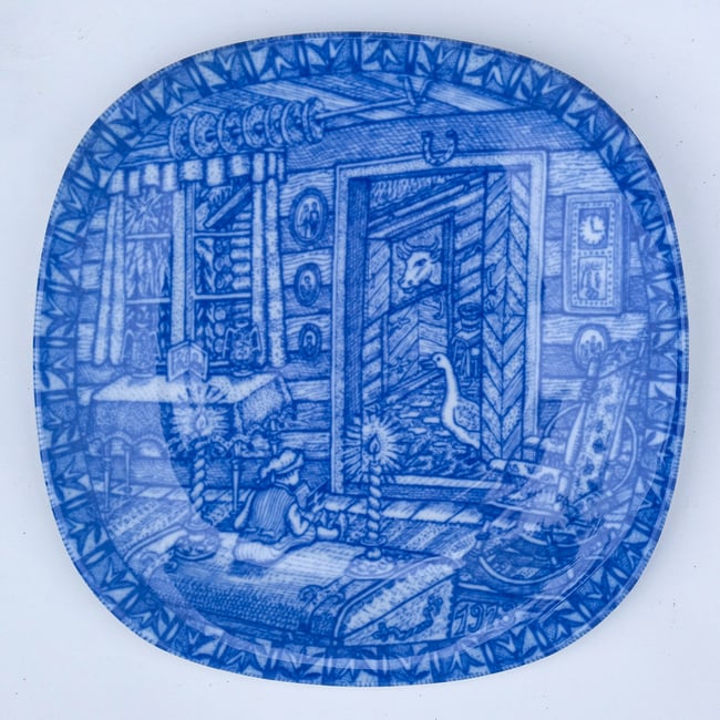 Rörstrand Christmas Plate 1973