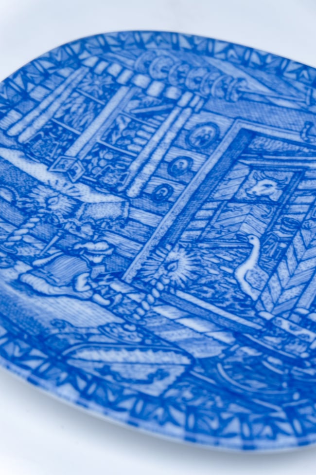 Rörstrand Christmas Plate 1973