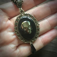 Image 3 of Bronze Crystal Skull Cameo Necklace *ON SALE - WAS £17 NOW £15*