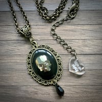 Image 1 of Bronze Crystal Skull Cameo Necklace *ON SALE - WAS £17 NOW £15*