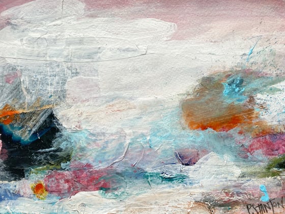 Image of 'Morning Weathers' - Mixed Media Painting on Paper