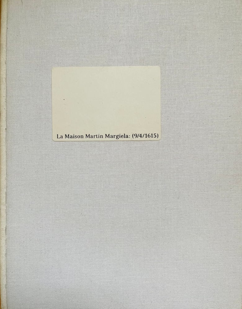 Image of (La Maison Martin Margiela) (09/04/1615)