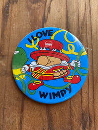 Image 1 of I LOVE WIMPY large badge