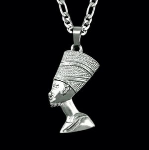 Image of QUEEN NEFERTITI GOLD PLATED NECKLACE 