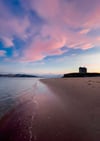 Broughty Castle in the Pink