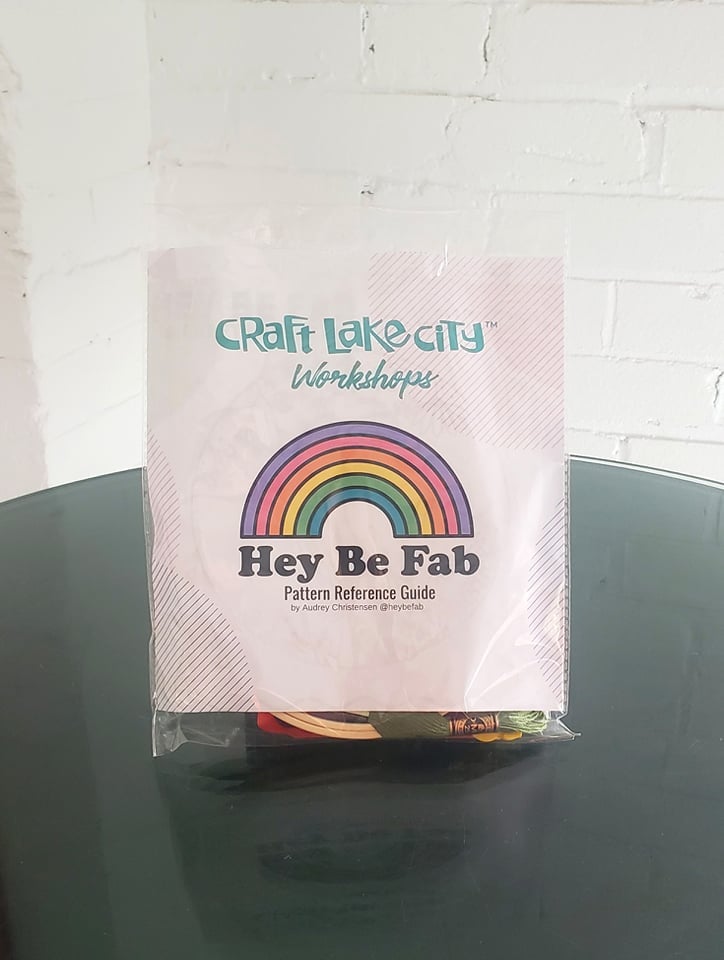 Image of Watercolor Embroidery Kit by Hey Be Fab
