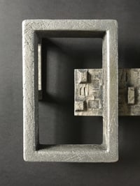 Image 1 of Large Brutalist Aluminium Door Handle or Wall Decoration