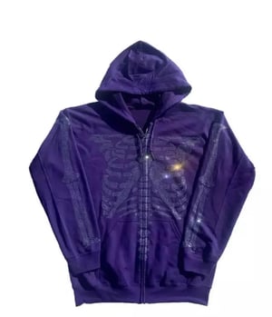 Image of Skully Skeleton Rhinestone Jacket 