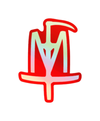 Mentallo & The Fixer - Holographic Logo sticker