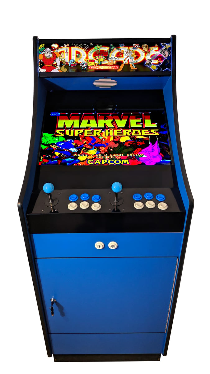 Arcade Lowboy Blue CoinUp Arcades