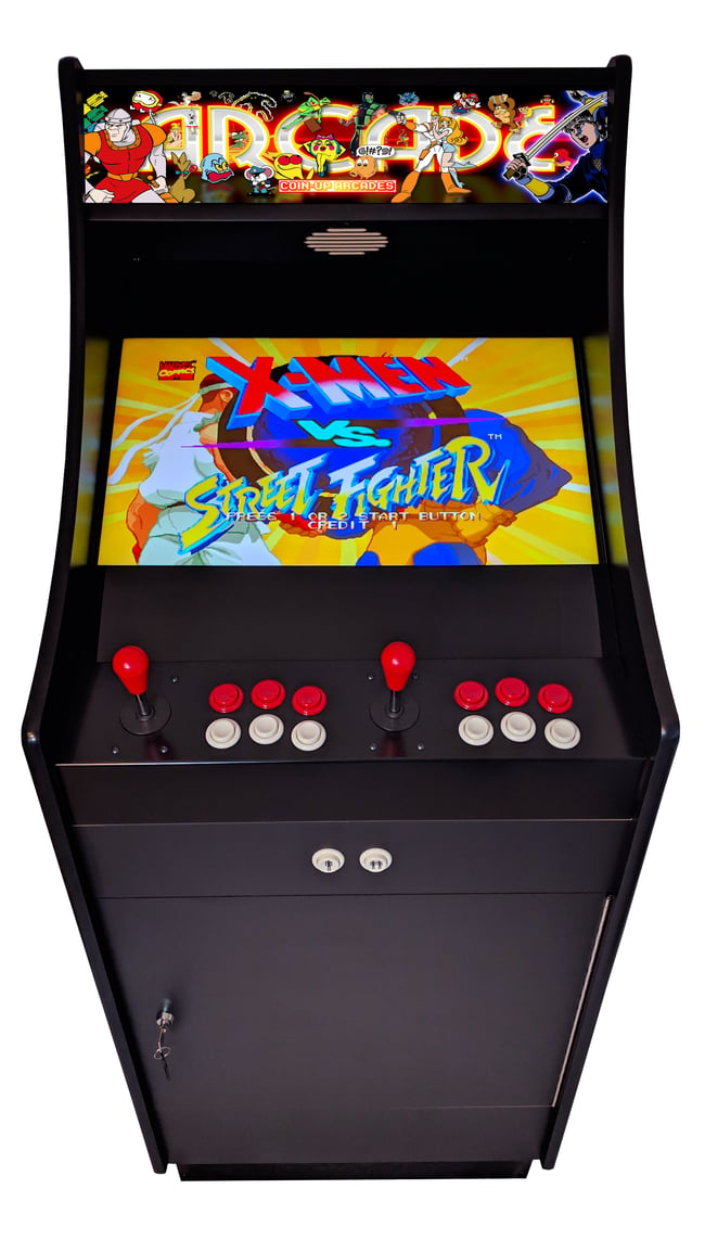 Arcade Lowboy Cabinet - Black | Coin-Up Arcades