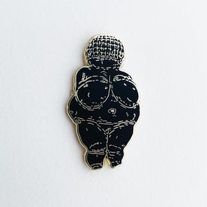 Venus of Willendorf Gold Pin