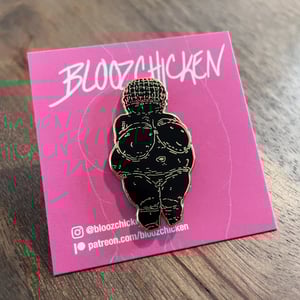Venus of Willendorf Gold Pin