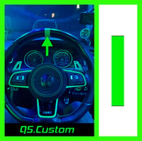 Image 1 of X1 Universal Steering wheel 12 o’clock stripe - Any colour 