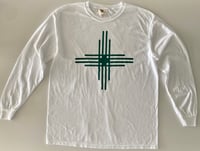 Image 3 of Long Sleeve Zia Tee White