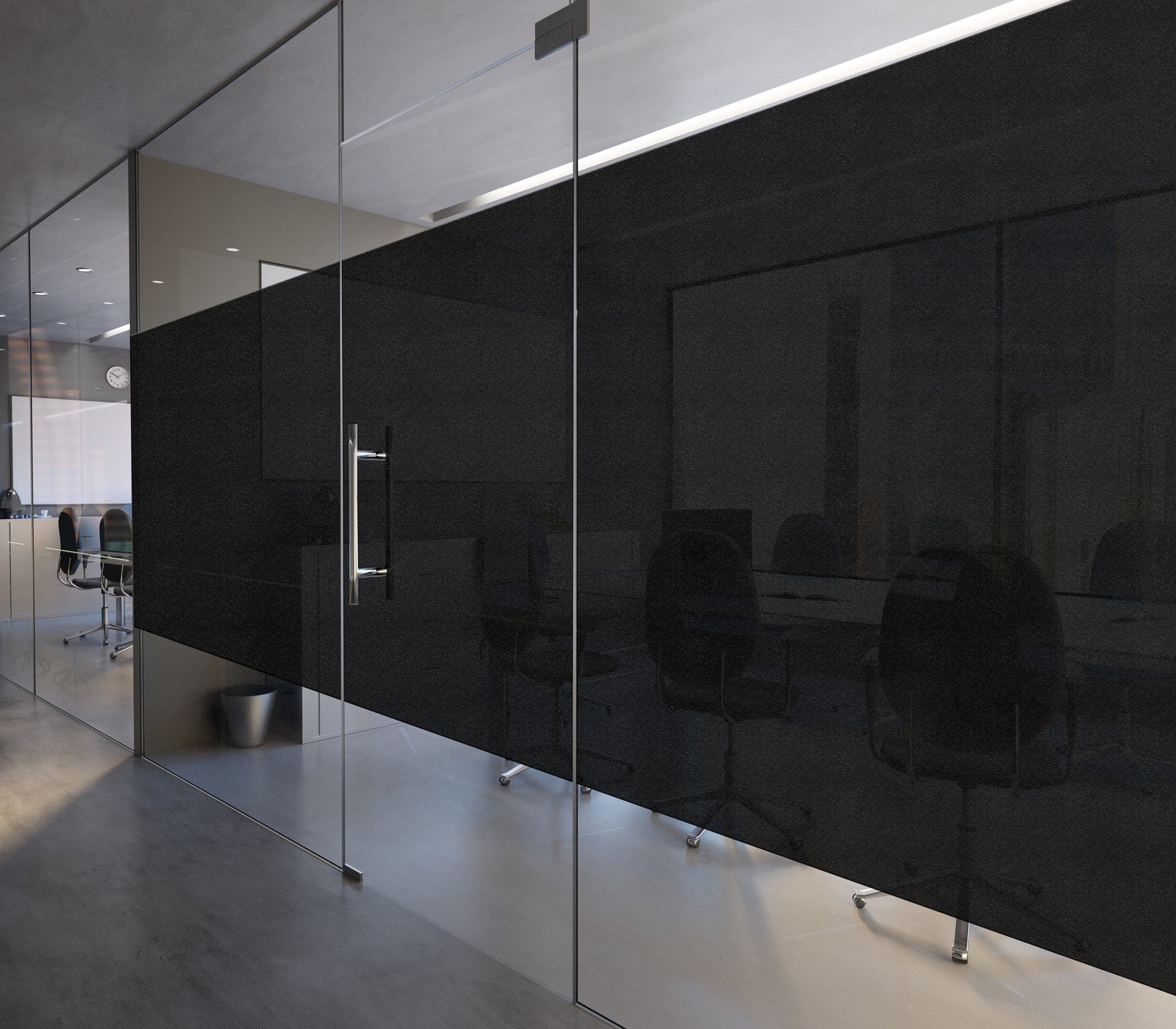 Black Frosted Vinyl (1500mm) | Black Frosting