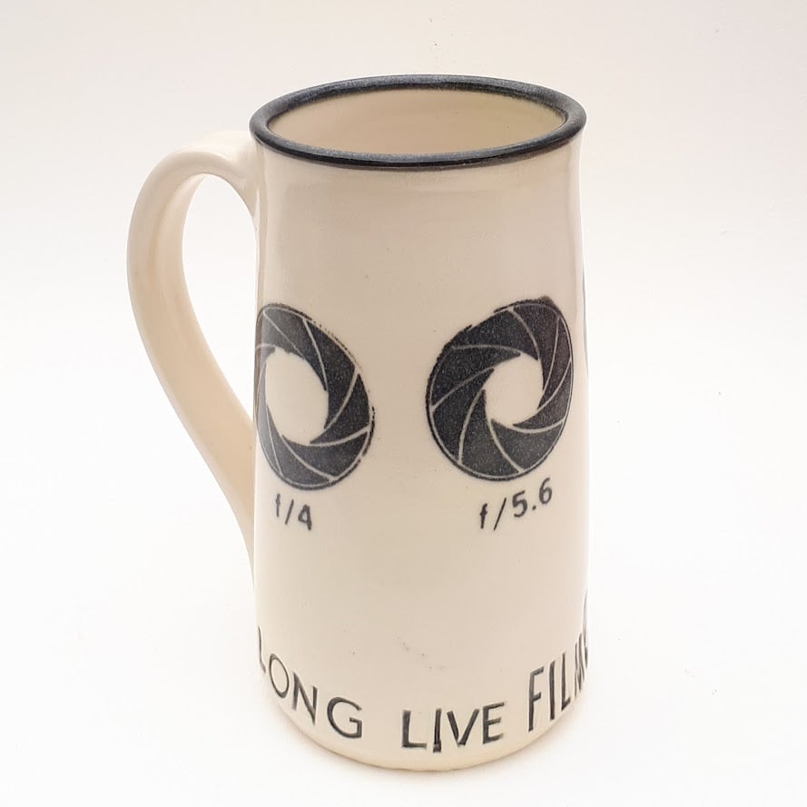 Image of Long Live Film F-stops Mug by Bunny Safari
