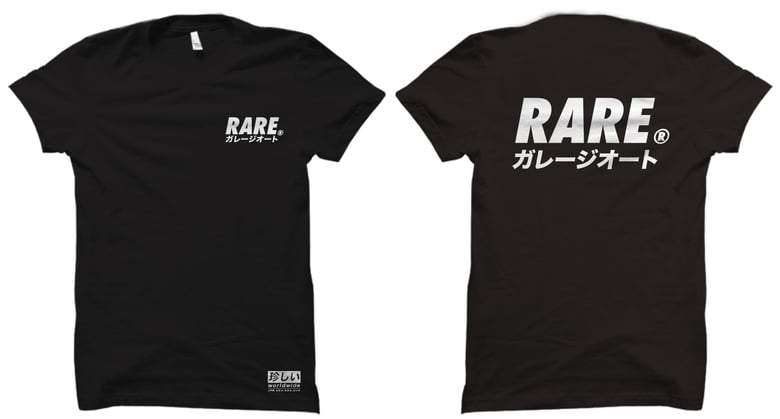 Image of RARE JAPANESE SHOP TEE BLACK