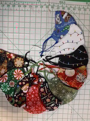 Image of Contoured face mask