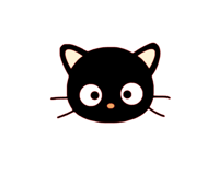 layered choco cat stencil