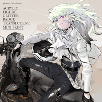 Image 1 of Desert Rose: Standee, Badge, Mini Print / Promare