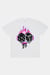 Image of RWTW$ BLACK DICE PINK FLAME T-SHIRT