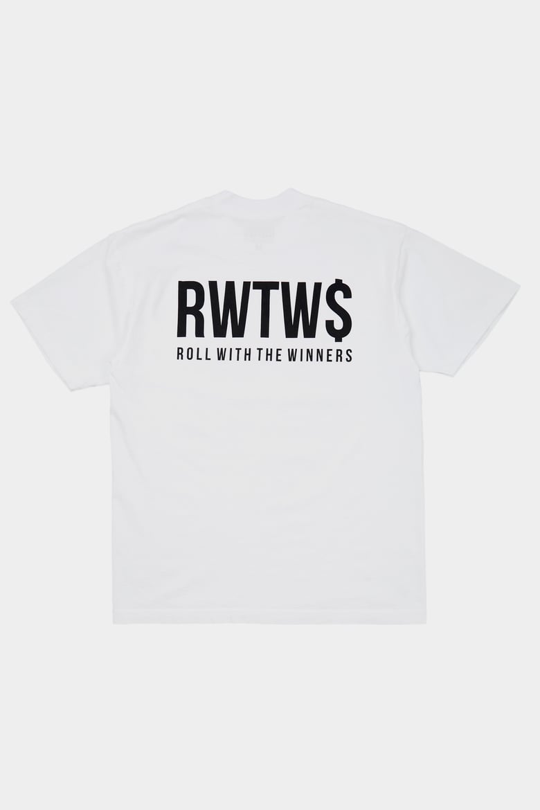 Image of RWTW$ LOGO T-SHIRT (WHITE)