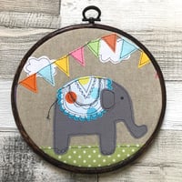 Elephant Bunting Hoop