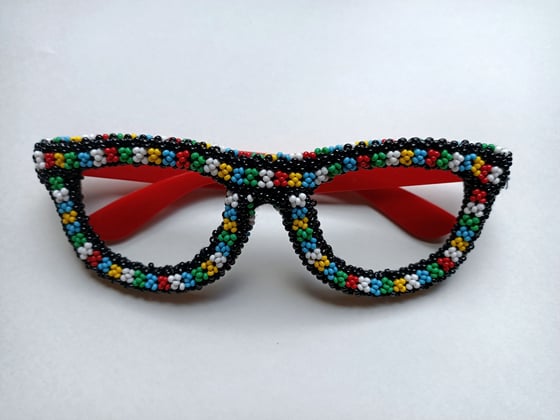 Image of ZuluGal Retro "funglasses" - black rims