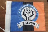 Image 3 of Custom Printed Football Fence Flags. Club Flags, Organisation flags.