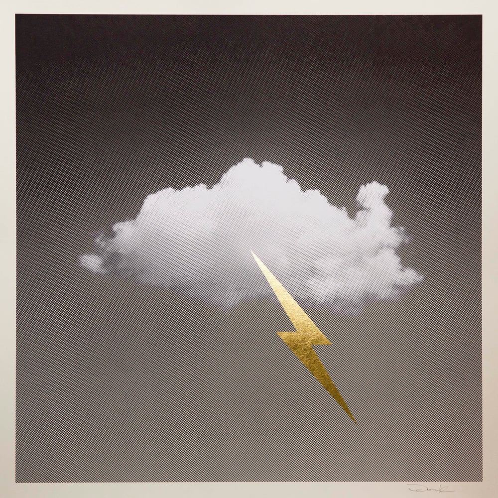 Image of 'Little Fucking Cloud' (White/Gold)