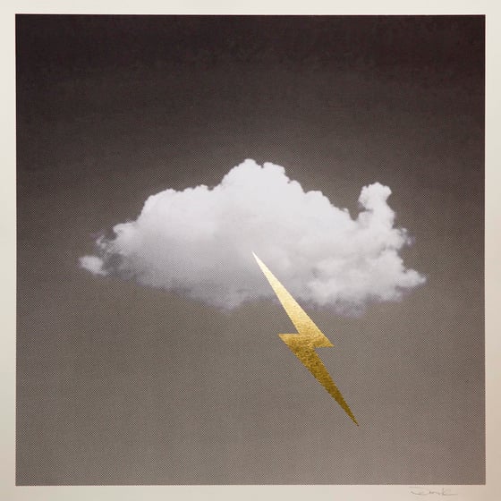 Image of 'Little Fucking Cloud' (White/Gold)