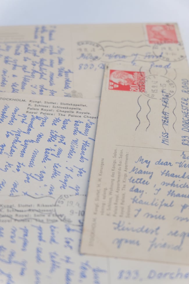 Four Pack Vintage Postcards