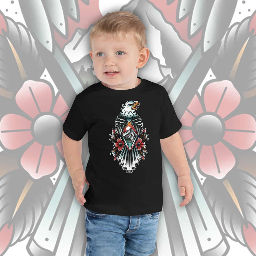 Image of EAGLE TODDLER TEE. 2-5 YEARS