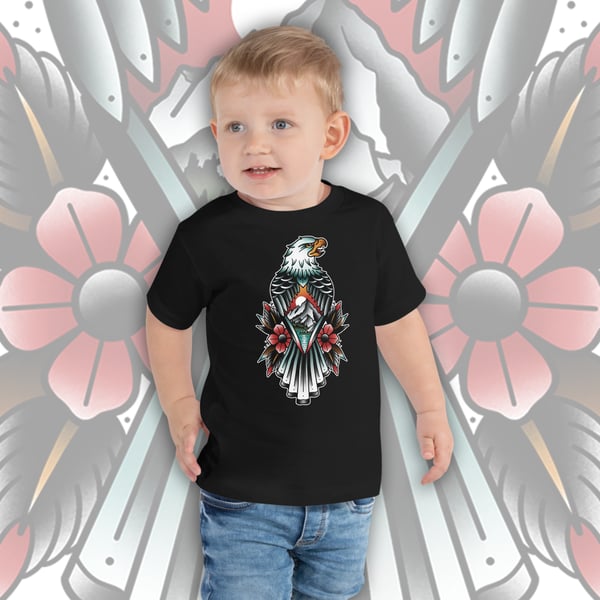 Image of EAGLE TODDLER TEE. 2-5 YEARS