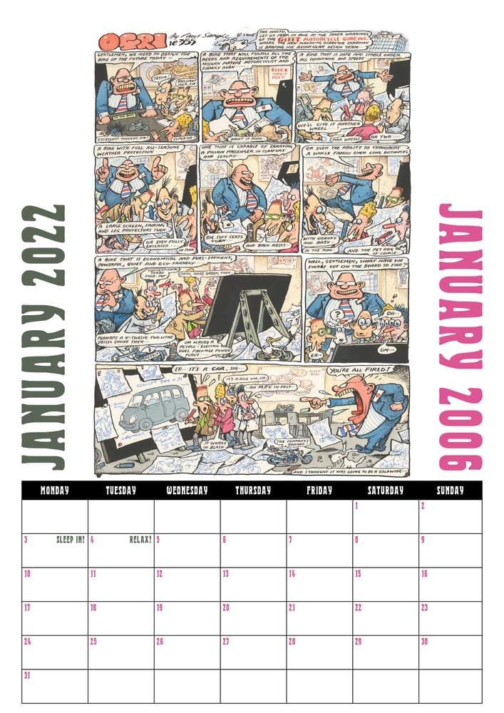 Image of 2022 calendar LAST ONE!