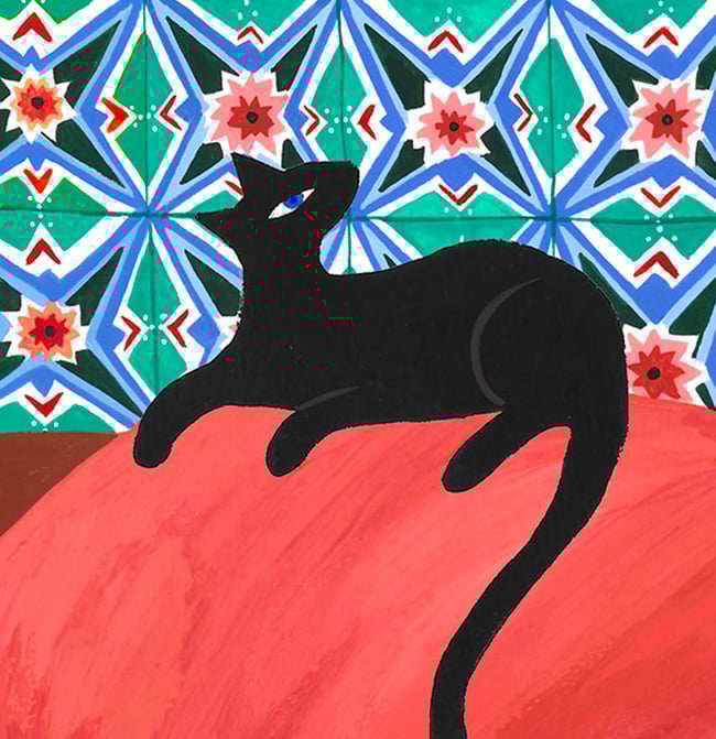 AFFICHE LA DAME À L'OISEAU