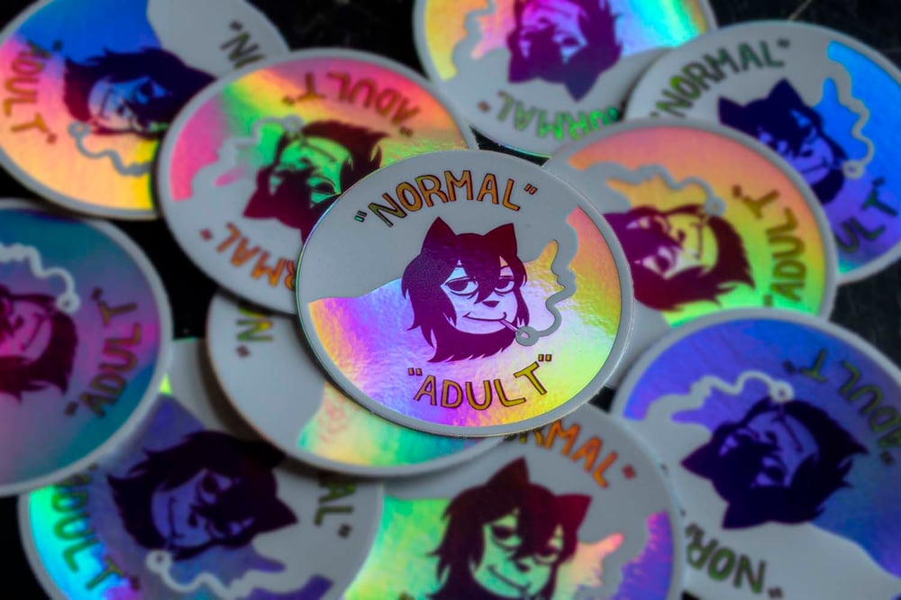 "Normal" "Adult" Sticker