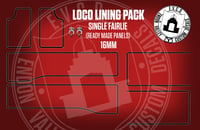 Image 2 of LOCO LINING PACK (Double Fairlie / Single Fairlie Black and White lining)  
