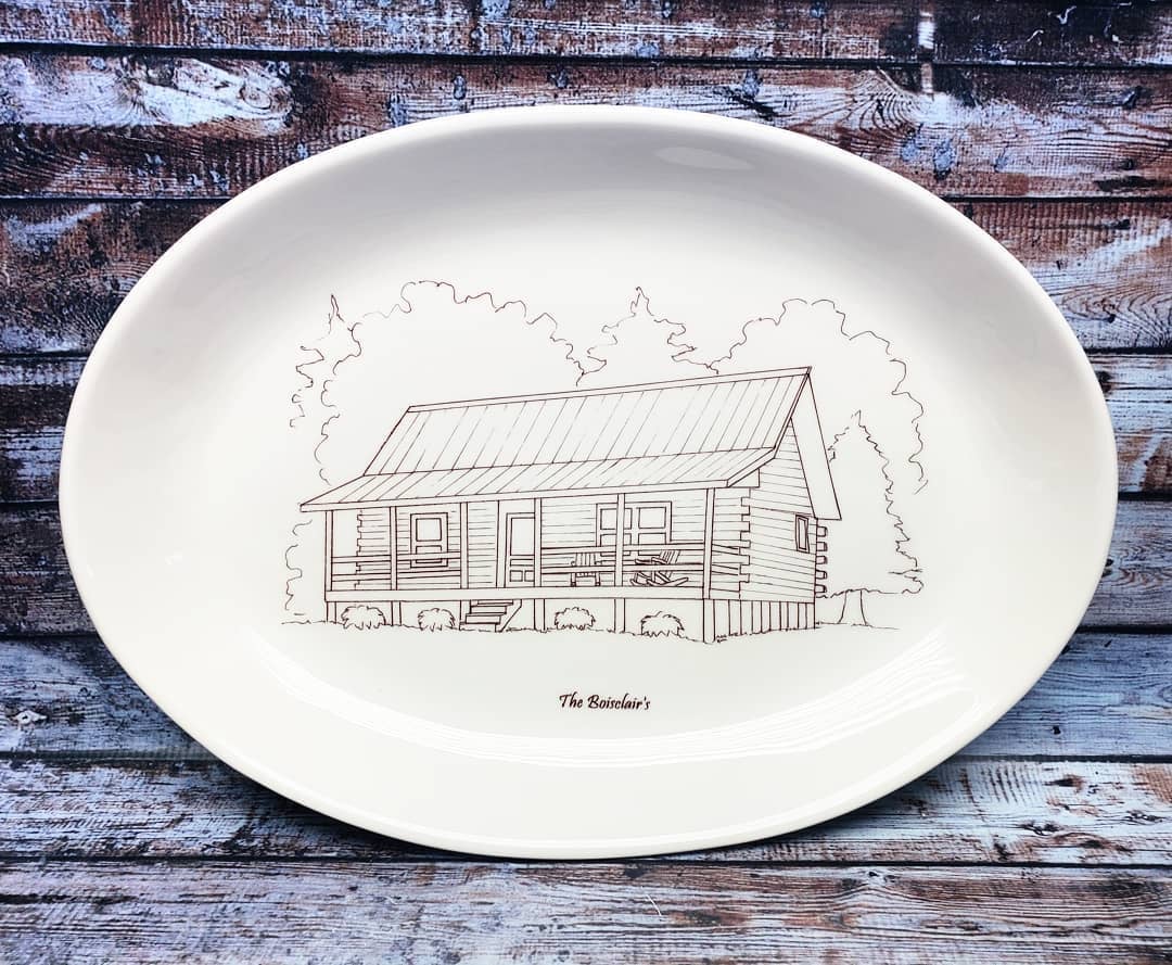 Custom House Platter / ArtSmith