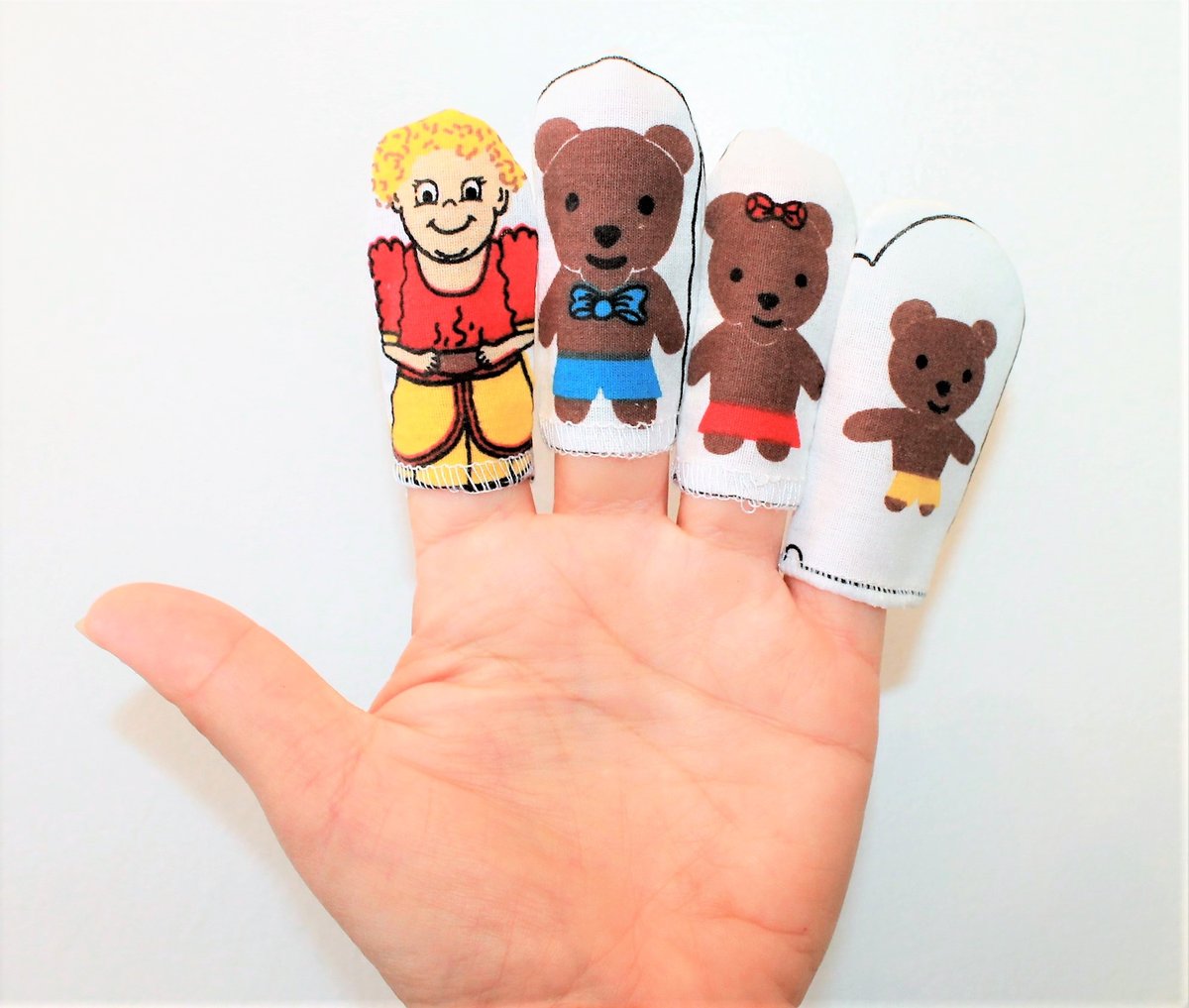 Goldilocks and the three bears hot sale hand puppets