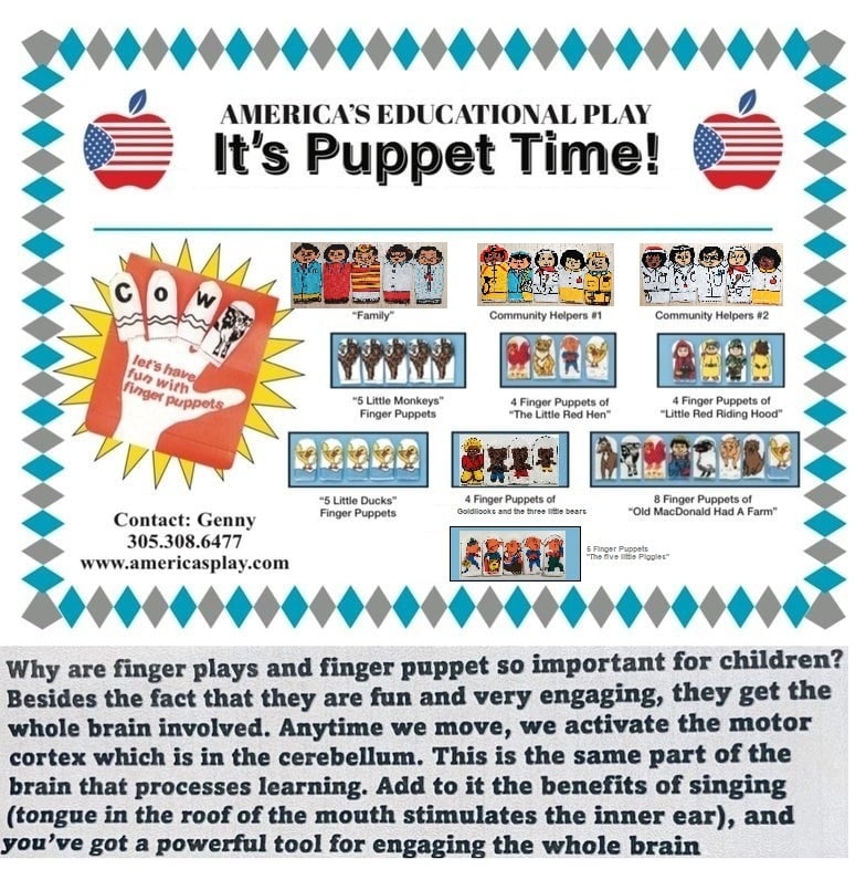 Image of SPECIAL SET!!! 10 STORIES FINGER PUPPETS