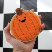 Image 4 of Tiny Face Pumpkin Hoop 