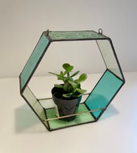 Image 1 of Hex Pant Holder in Turquoise 