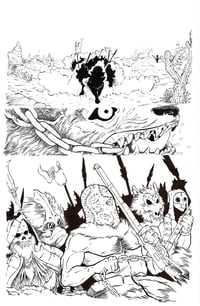 Image 1 of Original Art - NOMADS Issue 3 Page 1 Inks